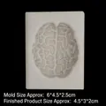 Molde de silicona líquida con forma de cerebro para chocolates y jabones de Halloween - Cerebro (Estilo 2) / Gris