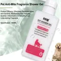 Waterproof pet grooming gloves with long plush lining for washing and massage - Anti-Mite Pet Bath Solution