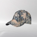 Casquette de baseball classique avec imprimé tropical beige et design structuré à six pans - Vert