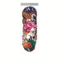 Waterproof full arm temporary tattoo WD-052 with unicorn and white fox designs - WD-052/Unicorn Nine-Tailed Fox Peony