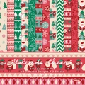 Yuletide Cheers 6x6 inch Christmas scrapbook paper pad with 24 sheets of festive designs - R2546 24 Sheets