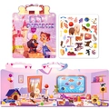 Pet Paradise jelly sticker book for kids featuring reusable animal decals and scenes - Pet Paradise
