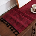 Morning Glory Hanging Tassel Wine Red 30*45
