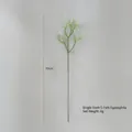 Detail of 30cm artificial baby's breath flower with 5 branches and small white clusters - Green/White
