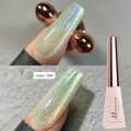 Sparkling ice cat eye nail polish in shade 09 aurora pink for UV/LED light - Crushed Ice Cat Eye Gel 09# (Fine Shimmer Aurora Pink)