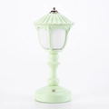 Luce notturna LED ricaricabile mini verde menta vintage con design classico europeo retrò - Verde