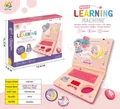 Computer giocattolo rosa con mouse e luci musicali per l'apprendimento precoce - Rosa HQ2236U / Rosa