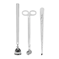 Silver 3-Piece Set (Small Bell Snuffer)