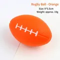 Mini orange American football stress ball made of PU foam, dimensions 9x5.5cm - Orange