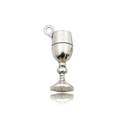 Silver wine glass alloy pendant for DIY jewelry making earrings and bracelets - 10562-Antique Silver Small Wine Glass