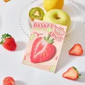 Funny 80x80mm strawberry shaped sticky notes with 30 sheets for creative stationery - Strawberry Slice