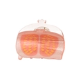 Mini pomegranate hair claw clip made of translucent pink acrylic for hair styling - Grapefruit Clip 5cm