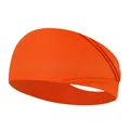 Cinta deportiva elástica naranja brillante de punto suave para yoga y carrera - Naranja