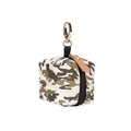 Mini waterproof pacifier bag with jungle camouflage pattern and gold lobster clasp - Camouflage