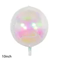 10 Inch Iridescent 4D Sphere Balloon