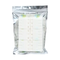 Disposable facial tissues in white rectangle pack with perforated design in a clear bag - [New] Lemon Refills (12 Pack)