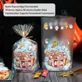 Cute cartoon animal popcorn gift bag with frosted finish and golden twist ties - Cartoon Popcorn Style - Small