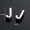 Polished silver stainless steel letter J pendant for DIY jewelry 8.5mm height - Silver-Letter J