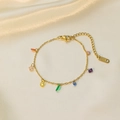 E226 Gouden Regenboog Armband
