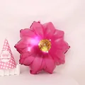 Rose pink flower petal foil balloon with golden glitter center for Mother's Day decor - Rose Red Flower Style