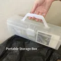 Tragbare Schmuck-Aufbewahrungsbox aus Kunststoff inklusive dreißig Siegelbeuteln - Aufbewahrungsbox + 30 Verschlussbeutel