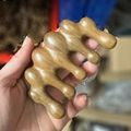 Handheld Vietnamese sandalwood massager with multiple smooth wooden contact points - Five-Tooth Comb/Humpback Style
