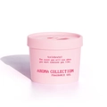 Pink car fragrance gel jar labeled Aroma Collection for long-lasting indoor air freshening - Light Pink