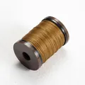 0.4mm dark brown waxed round thread on a spool for leather hand stitching - 0.4mm/110m / #44 Dark Yellow Green