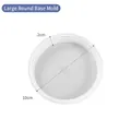 Large 10cm round silicone base mold for resin casting and DIY handicraft tray making - Large Round Base / Silicone Mold