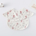 Waterproof baby bib shirt with cartoon animal prints and a large crumb catcher pocket - (super Soft) Shawl - Harry Potter Lion / One Size