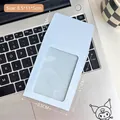 Light blue photocard holder with window for idol cards, size 8.5x11x5cm - Card Holder / Storage Sleeve / Blue