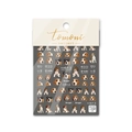 5D embossed beagle dog nail art stickers with cute animal patterns for manicure - Beagle Style (to1137)