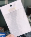 Detailed close-up of white 3D gothic letter nail stickers in WG720 retail packaging - White (WG720)