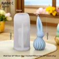 Stampo in silicone per candele a spirale di coniglio e artigianato 3D - Coniglio C ZL-931