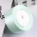 Pale mint green satin ribbon roll 4cm for DIY wedding gift wrapping and decoration - Aqua Green (165#)