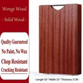 Solid ebony wood cutting board 50x35x3cm with natural grain and built-in handle - Joined Wood 50*35*3cm