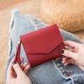 Mini cartera roja para mujer con borla larga y diseño de sobre en tamaño compacto - Rojo