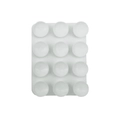Minimalist white silicone phone suction mount with 12 suction cups for secure grip - 12-Suction Cup / White