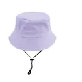 Sombrero de pescador de algodón violeta claro con cuerda cortavientos para el sol exterior - 2-6 Años / Sin Cordón / Lavanda