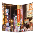 Bohemian tapestry featuring high-definition Osaka Dotonbori street scene for room decor - 73X95CM (Cross-border Brushed) / PK202143-2 (Osaka Dotonbori)