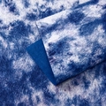 Artistic blue and white tie-dye textured paper with handmade crinkled marble patterns - Ink Stone Texture [Deep Sea Mystery] / 40*58cm (5 Sheets)