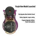 Modulo elettronico interno del cicalino a grillo con batteria CR2032 e guscio viola - Viola Nuovo
