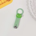 Cute green frog character nail clipper made of durable stainless steel and plastic - Cute Frog