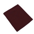 Detailed view of folded dark red mercerized cotton jersey fabric with soft texture - Jujube Red(25)