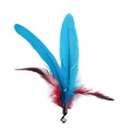 Katzenangel-Ersatzkopf mit blau-roten Federn und einer kleinen Silberglocke - Feder Stil 22 / [produktmerkmale] Dieses Produkt Ist Ein [ersatzkopf Für Katzenfederspielzeug] Der Hauptsächlich Aus Zwei Langen [königsblauen Federn] Und Einem Büschel [dunkelroter Federn] Am Unteren Ende Besteht. Die Untere Verbindung Ist Ein Schwarzes Kunststoffteil Mit Einer [silbernen Metallglocke] Die Die Aufmerksamkeit Des Haustiers Auf Sich Zieht. [visuelle Darstellung] Das Bild Zeigt Das Produkt Vor Einem [reinweißen Hintergrund] Mit Sanfter Beleuchtung Und Deutlich Sichtbarer Federstruktur. Die Bildqualität Ist [hoch] Mit Ausreichender Auflösung Und Korrekter Belichtung. Die Ästhetik Ist [mittel] Mit Einer Gesamtbewertung Von [75]. Die Komposition Wirkt Etwas Eintönig Und Entspricht Einem Standardbild Für Die Produktpräsentation. [textinhalt] Bericht Zur Textgruppierung: Die Gruppe „to_remove“ Enthält In Der Oberen Rechten Ecke Vertikal Angeordnete „style 22“. Dies Ist Ein Nachträglich Hinzugefügtes Chinesisches Stil-tag Und Sollte Aus Ästhetischen Gründen Für Internationale Standards Entfernt Werden. Die Gruppen „product_text“ „prop_text“ Und Andere Sind Leer. [logistik-kennzeichnung] Als [tier- Und Pflanzenquarantäne] Eingestuft. Da Geflügelfedern Der Hauptbestandteil Des Produkts Sind Sind Die Entsprechenden Quarantänebestimmungen Beim Grenzüberschreitenden Transport Zu Beachten. [rechteverletzungsrisiko] Produktverletzung: [keine] Es Handelt Sich Um Ein Allgemeines Haustierspielzeug; Es Wurden Keine Markenlogos Oder Urheberrechtlich Geschützten Bilder Gefunden. Hintergrundverletzung: [keine]. Verletzungswahrscheinlichkeit: [00]. [produktparameter] Zusammenfassende Parameter: Zweifarbige Federn (blau/rot) Glöckchendesign Schwarzer Schnappverschluss.