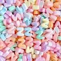 Macro detail of colorful macaron-toned resin alphabet beads for DIY crafts and decor - Letter Z (Random Mixed One) / Small