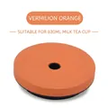 Vermilion orange lid for 830ml straw cup made of high-quality food-grade material - Fits 830ML Cups / Cinnabar Orange