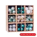 Set di 99 palline di Natale assortite da 3cm con finiture glitterate, opache e lucide - 3CM (Set da 99) / Mix Verde