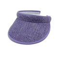 Detailed macro of purple woven sun hat featuring sweatband lining and texture - Kids / Light Purple