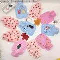 Mini bouillotte avec housse en peluche dessin animé mignon en modèles rose et bleu - Motif aléatoire